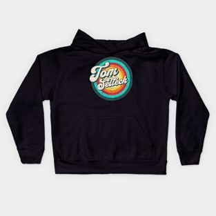 tom/ name in rainbow circle Kids Hoodie